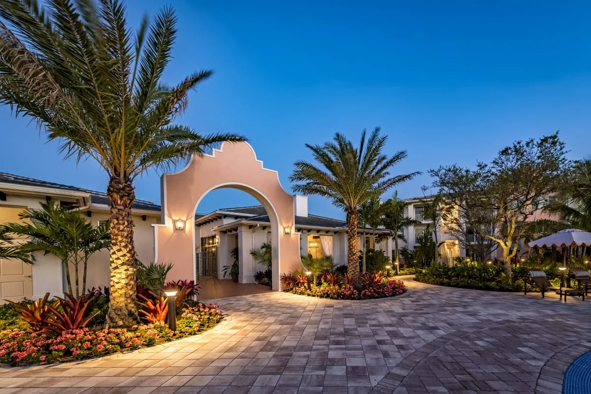 Exterior of The Lotus at Village Walk in Fort Myers, Florida