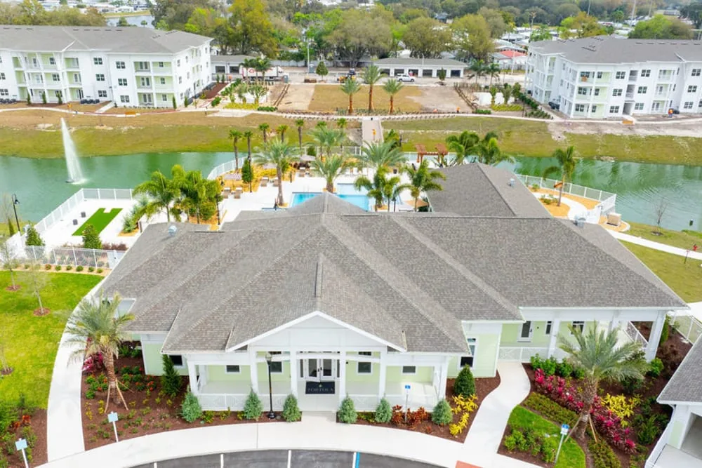 Aerial exterior view of Tortola in Zephyrhills, Florida