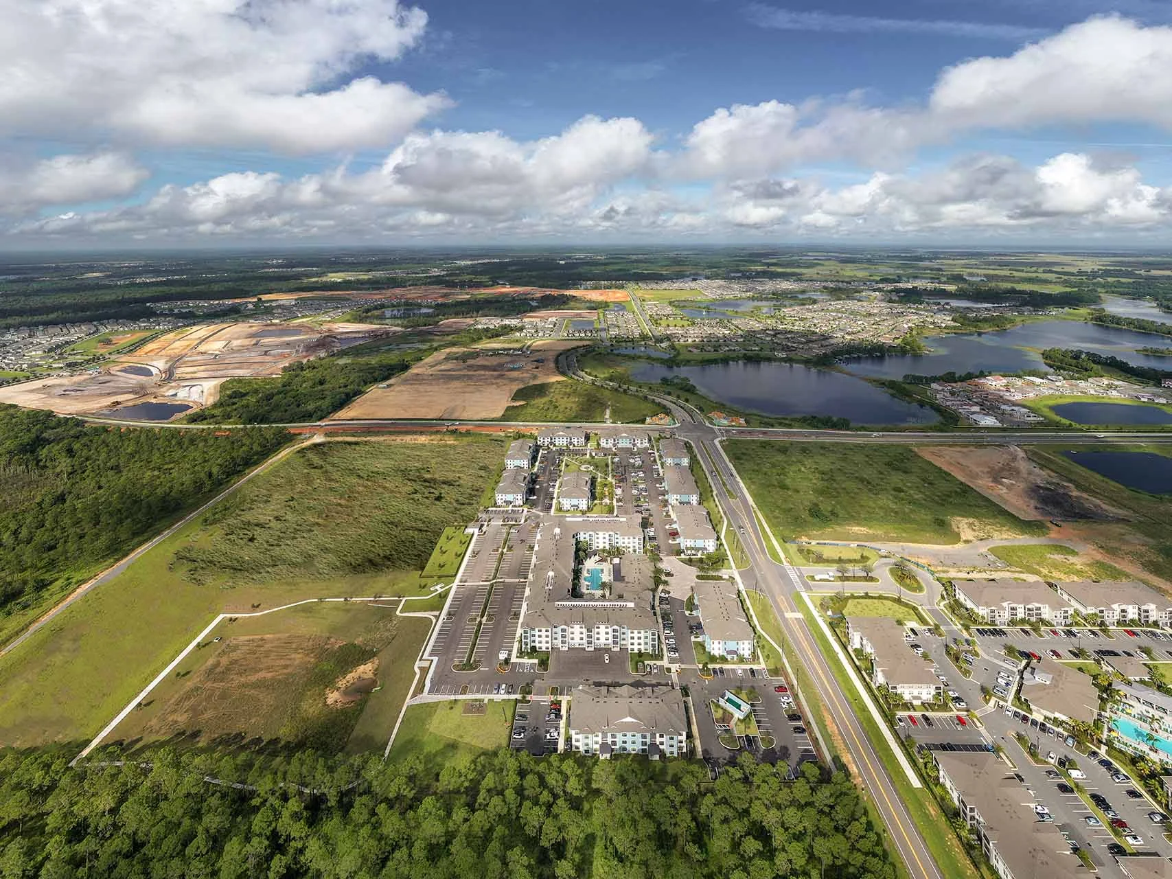 Aerial view of Vintage Horizon West in Winter Garden, Florida