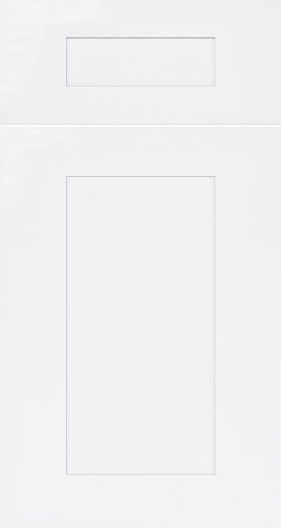 Shaker White cabinet door and drawer front