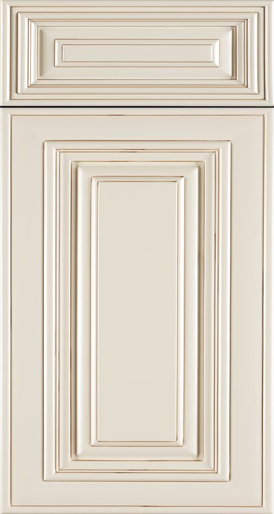 Charleston White cabinet door and drawer front