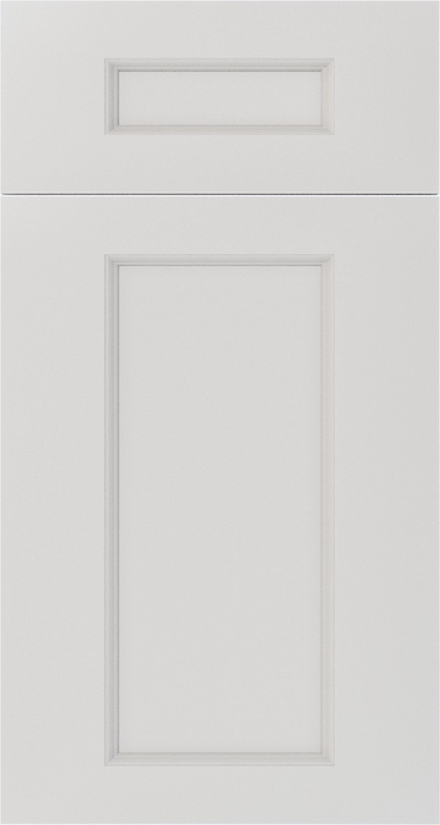 Double Dove White cabinet door and drawer front
